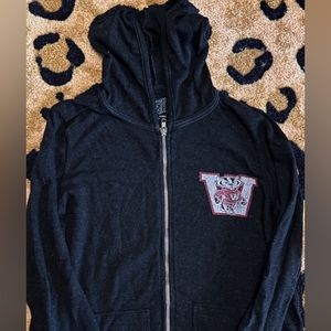 Wisconsin Badgers Vintage Zip-up sweatshirt NEVER WORN. Lightweight fabric